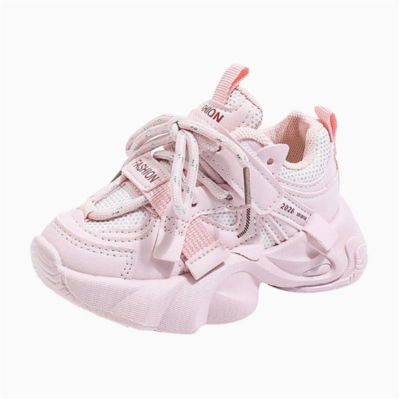 New Spring Children Shoes Mesh Breathable Kids Sport Shoes Soft Sole Non-slip Fashion Toddler Boys Girls Sneakers EU 21-30