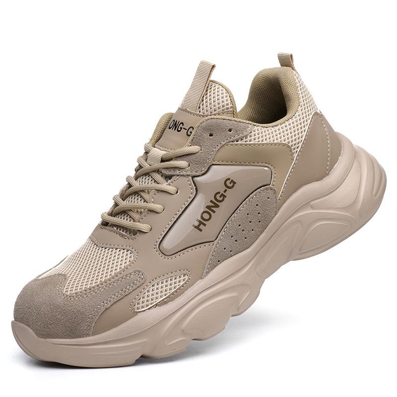 industrial construction steel toe shoes for men women lightweight comfortable safety shoes anti puncture iron toe wok sneakers