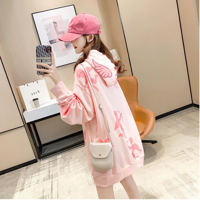 Осень-зима топы в корейском стиле женские средней длины свободный тонкий свитер большого размера с хеджированием Ins Tide