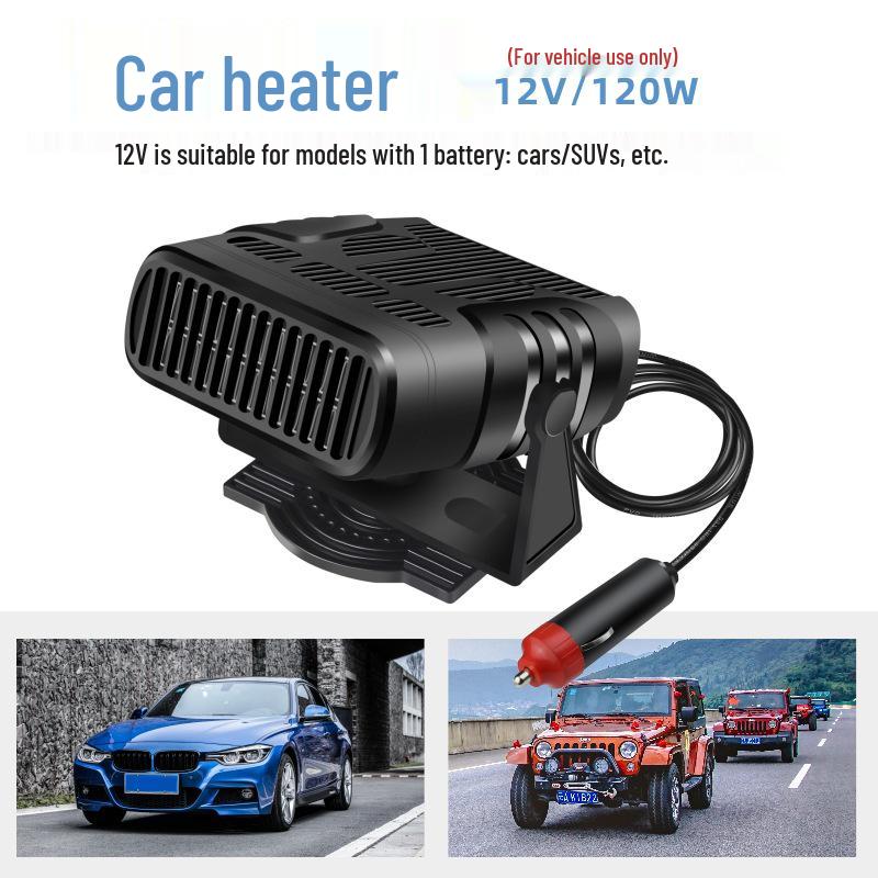 Portable 12V/24V Car Heater & Defroster Warm Air Blower
