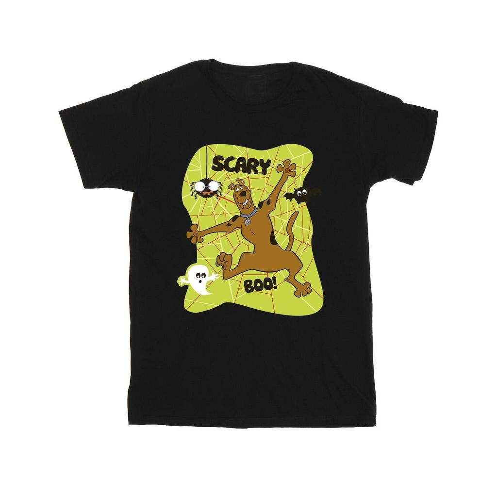 Scooby Doo Mens Scary Boo! Cotton T Shirt