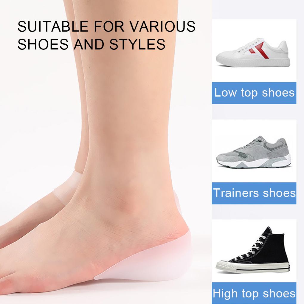 1 пара стелек для увеличения роста, подъем пятки, съемные, унисекс, для кроссовок, туфель на высоком каблуке, вставки, защитные накладки для женщин и мужчин
