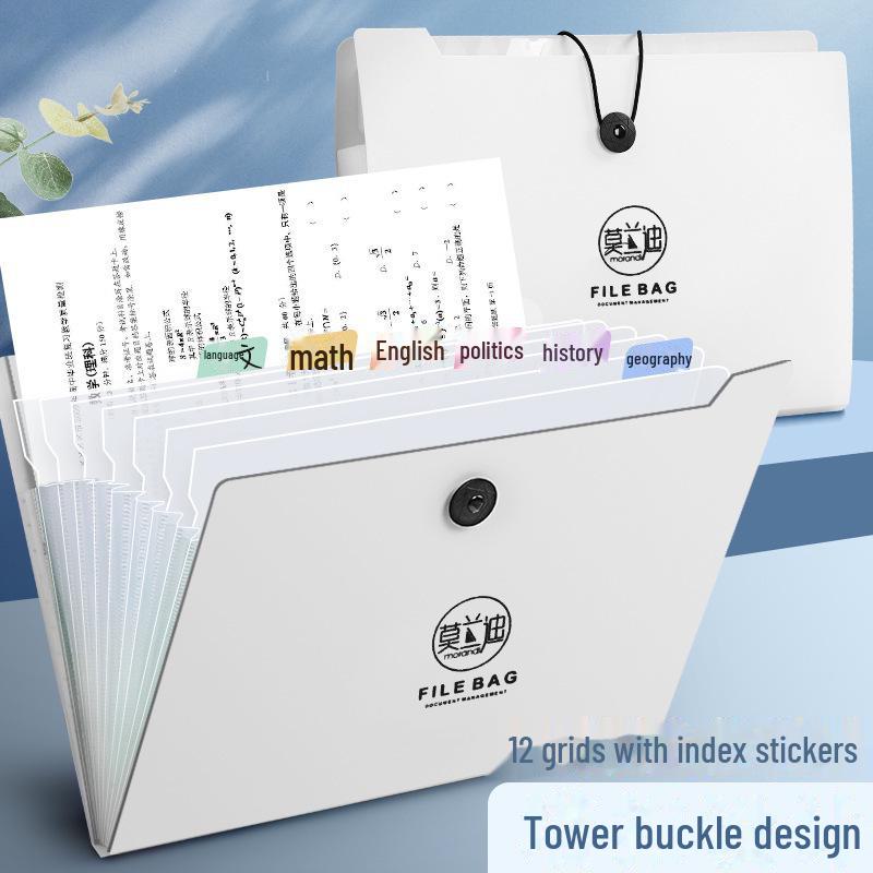 Многослойная папка-гармошка Morandi A4 для контрольных работ студентов