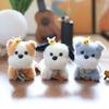 Puppy Keychain Plush Stuffed Toy Backpack Accessory Gift For Nursery Decor