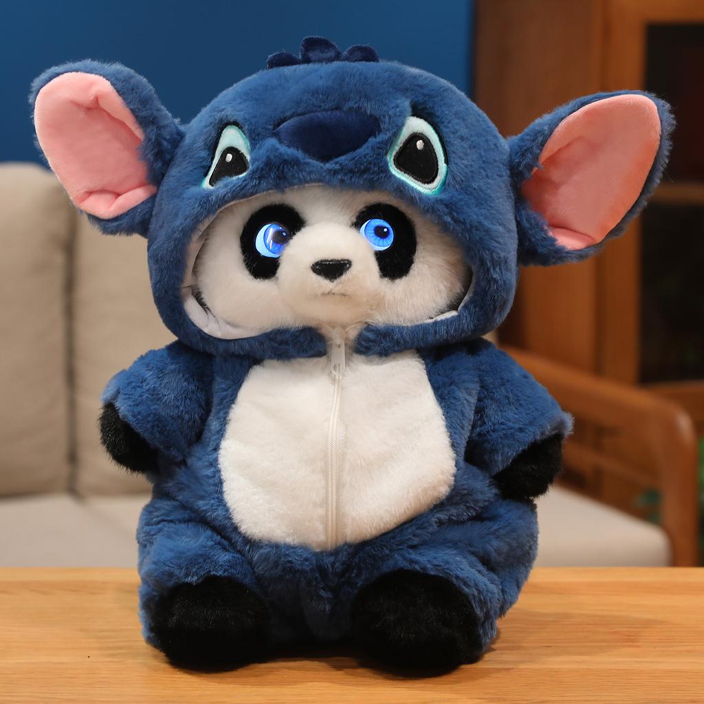 Panda AI Plush Robot Intelligent Interactive Toy with LED Eye Voice Control, USB Charging Companion, Children's Gift/Smart Home