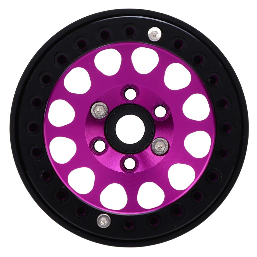 4pcs 1.9 Inch RC Wheel Hub RC Accessories Aluminum Alloy Wheel Hub for 1 10 RC Crawler Car Purple
