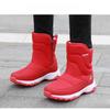 Women's Winter Fur One Wool Lining One Foot Stirrup Warm Anti-cold Lightweight Hiking Waterproof Anti-slip High-top Mid-calf Snow Boots