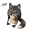 Handcrafted Warm Winter Accessory Animal Hat Crochet Kit Fantasy Hood DIY Cute Creative Holiday Gift for Craft Lovers Unicorn Fox Frog Earflap
