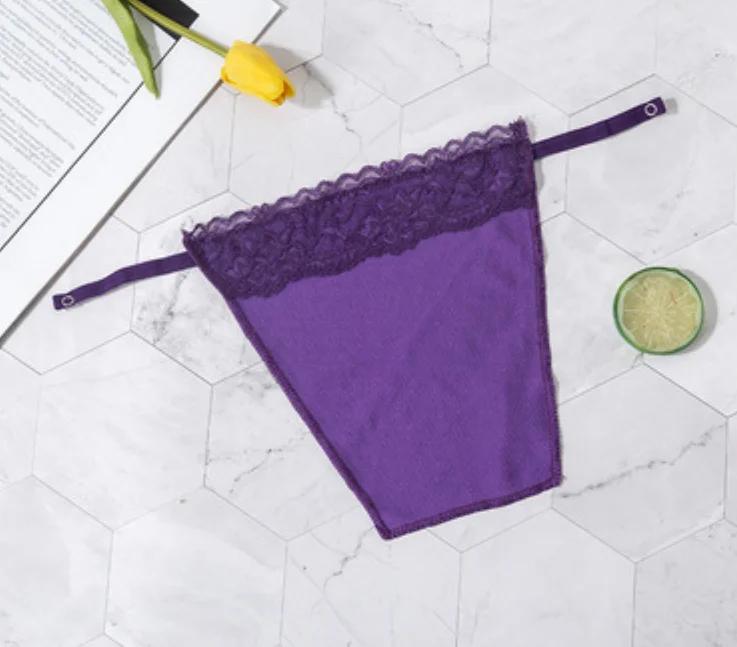 Women Quick Easy Clip-on Lace Mock Camisole Bra Insert Wrapped Chest Overlay Modesty Panel