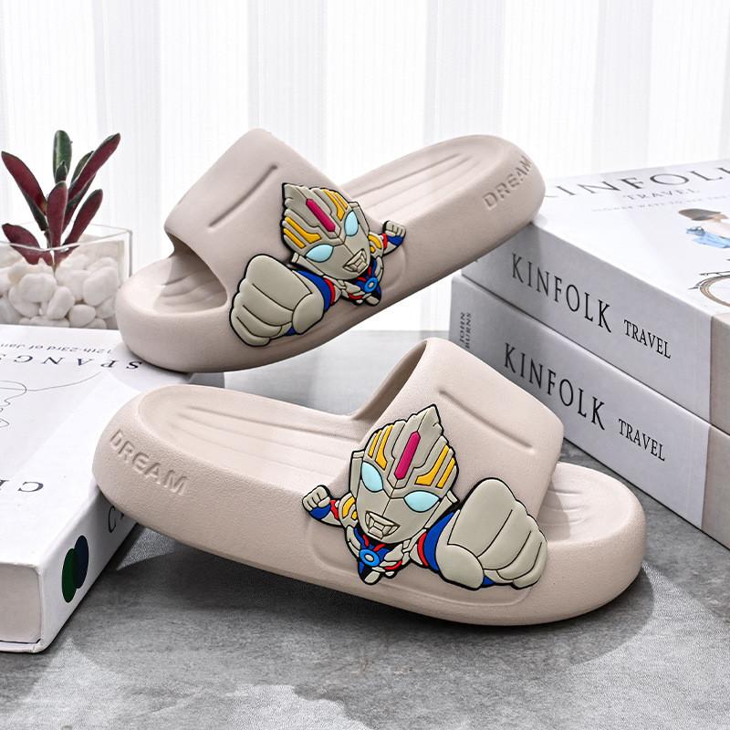 Детские летние тапочки Милый мультяшный дизайн Нескользящие Мягкие ЭВА Домашние тапочки Различные цвета