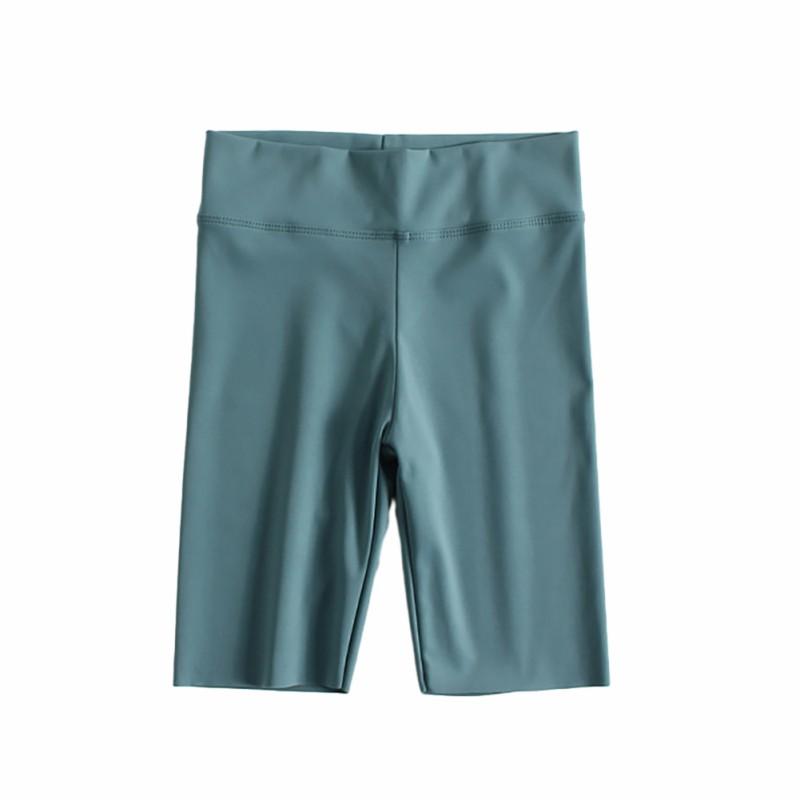 Короткие спортивные штаны для девочек, детские однотонные шорты для йоги