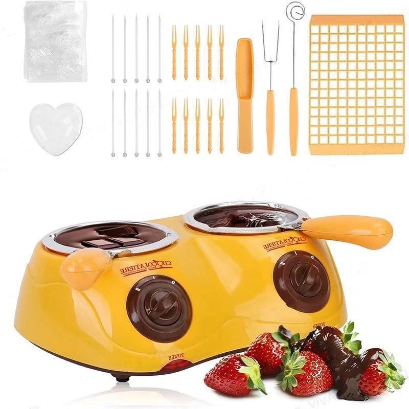 Бытовой шоколадный фондю для DIY выпечки и инструменты для торта