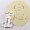 Merry Christmas Cookie Embosser Mold Cartoon 3D Santa Claus Snowman Crystal Ball Fondant Stamp Cake Decorating Tools for Baking