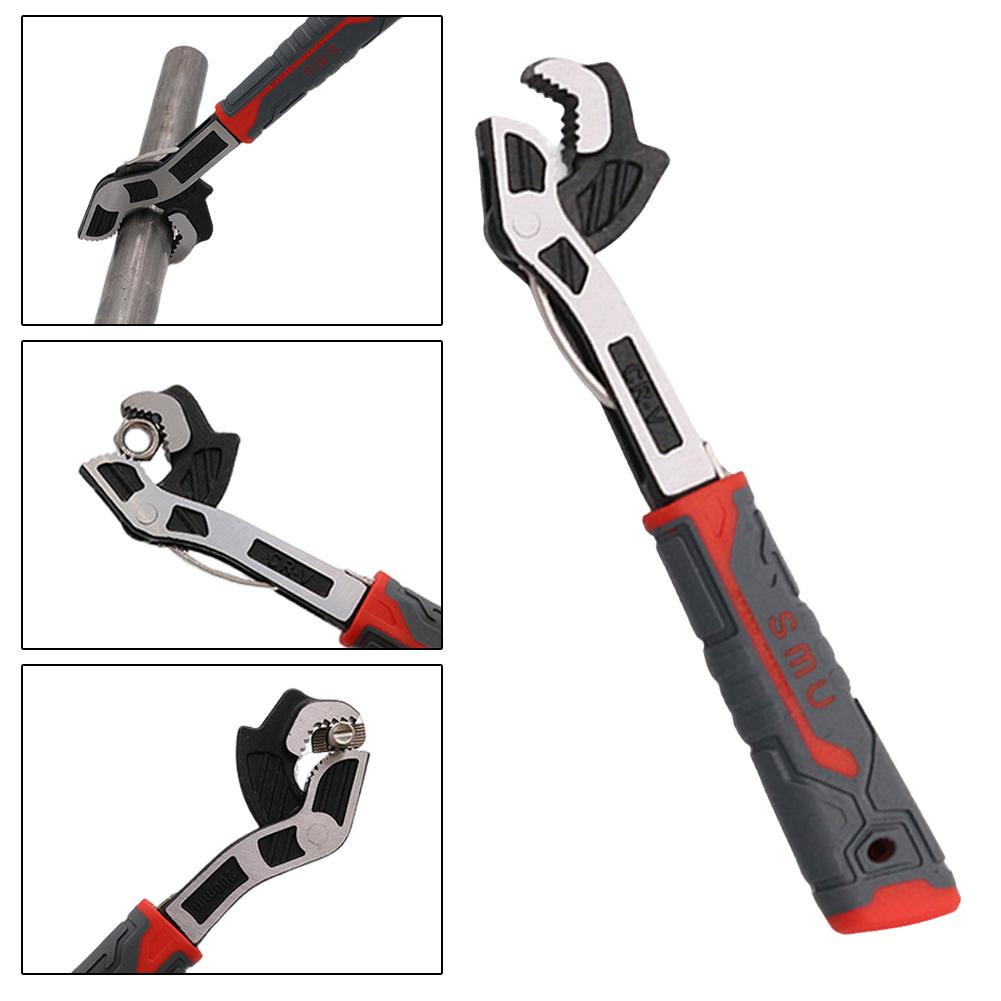 Самоблокирующийся регулируемый трубный ключ Универсальные малые ключи Многоцелевой инструмент для обслуживания клапанов труб Установка