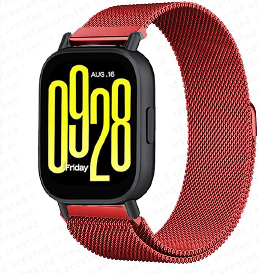 Миланский браслет для Xiaomi Redmi Watch 5 Active Металлический Браслет из Нержавеющей Стали ремешок Redmi Watch 5 Lite Магнитный Браслет