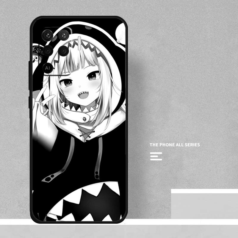 Gawr Gura Hololive Anime Case For Oppo A74 A94 A54 A15 A17 A57 A6 A5 Pro A16 A76 A96 A40 A60 A80 A18 A38 A58 A78 A98