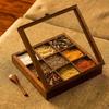 Wooden Box for Spices/9 Wooden Box for Masala Wooden Universal Masala
