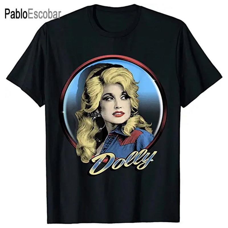 Dolly Parton Portrait Vintage Retro Style Graphic T-shirt