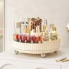 Round Cosmetic Rack 360 Degree Turntable Large Capacity Multifunctional Countertop Makeup Brush Lipstick Lotion Organizer Holder Container