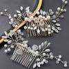 1 шт. Изысканный гребень для волос с жемчугом, Аксессуар для волос со стразами, Женские украшения для невесты, Универсальный, Элегантный, Роскошный, Головной убор для девочек, Подарок