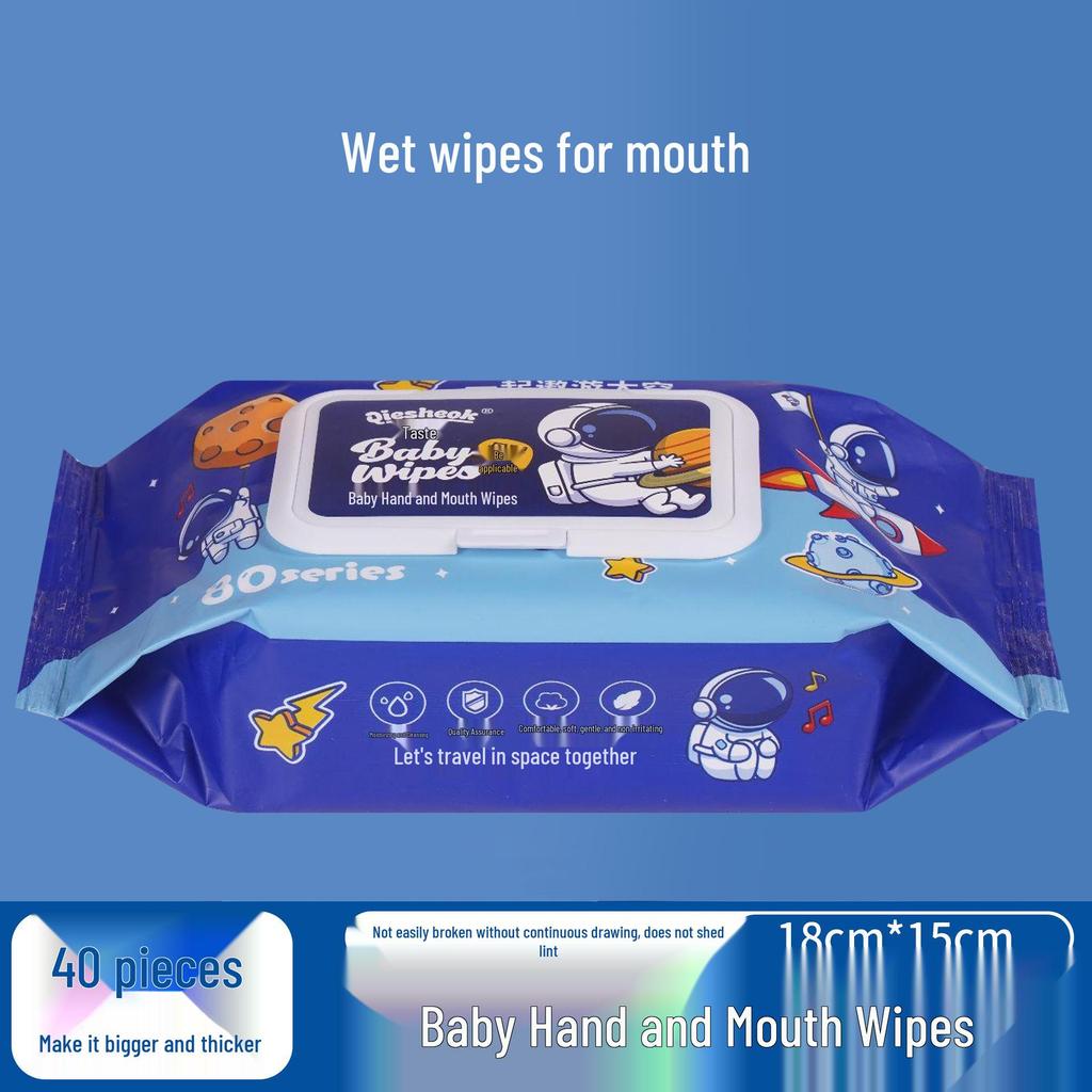 Мини влажные салфетки дорожный набор: 8 детских салфеток в упаковке, специально для детских рук