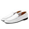 Мужские летние мокасины, повседневная обувь из мягкой кожи, дышащие мокасины, сверхлегкие туфли на плоской подошве, мужские размеры 37-45, легкие, удобные