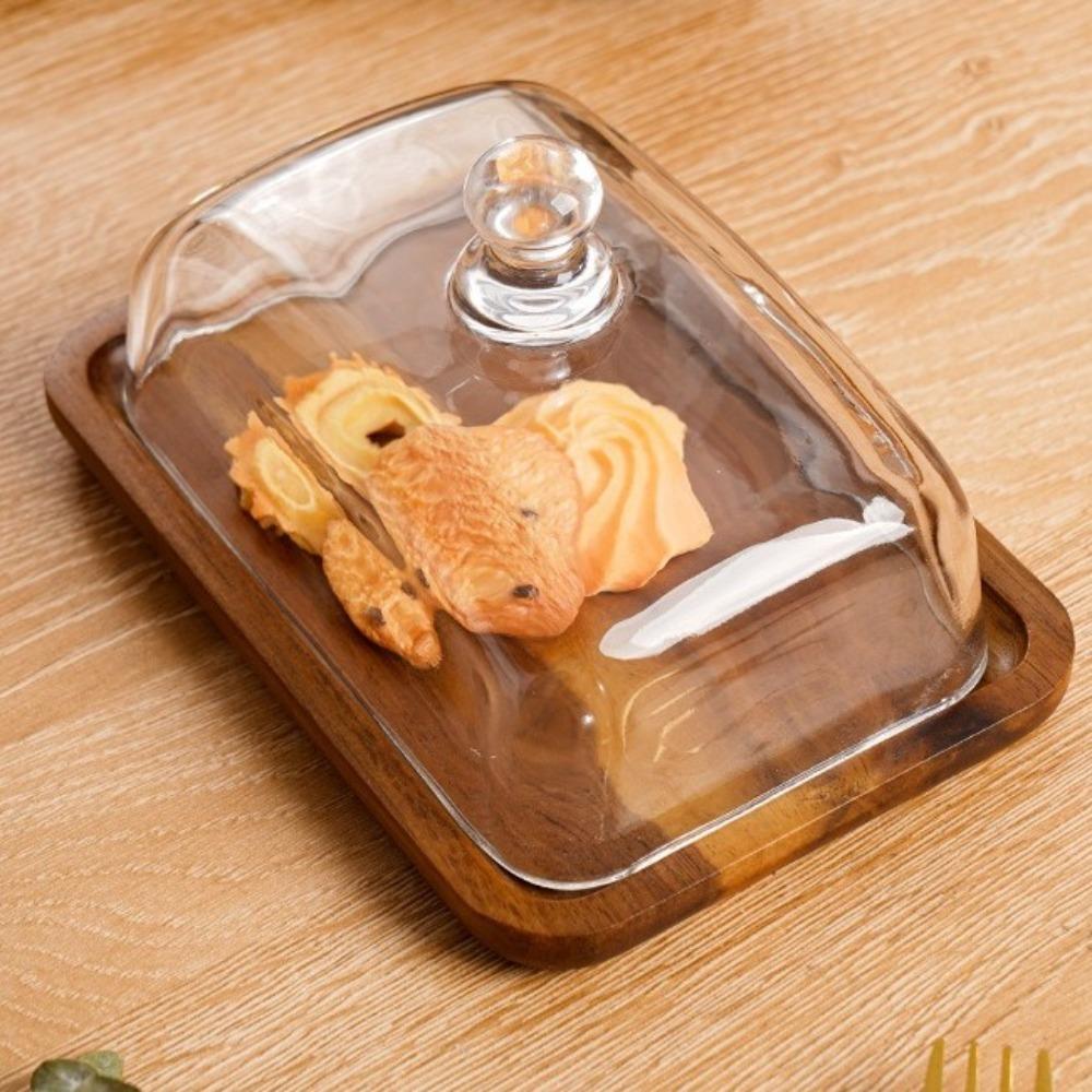 Rectangular Pastry Stand Light Luxury Appetizer Plates Show Rack Cheese Storage Case  Hotels