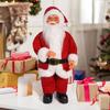 3D Santa Claus Figure Cute Christmas Decorations 12 Inch Standing Santa Doll  Window