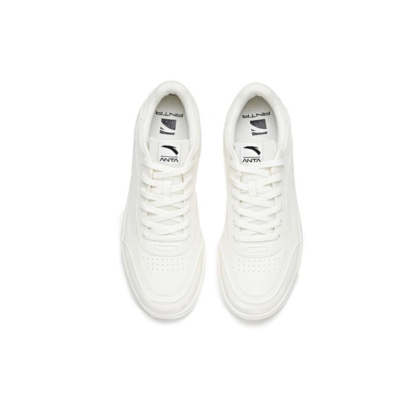 Anta Life Collection Термоустойчивые Нескользящие Низкие Скейт-Кеды Мужские Белые Кроссовки 912038031R-1
