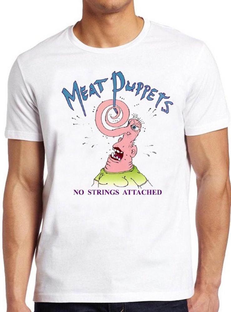 Футболка Meat Puppets Без обязательств Инди Альтернативный Рок Подарок Ретро Крутой