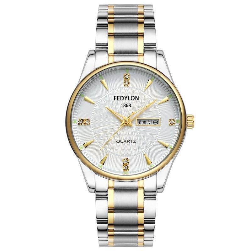 Men's Watch Men's Watch Quartz Famous Watch Student Steel Belt Waterproof Fully Automatic Non-Mechanical Watch