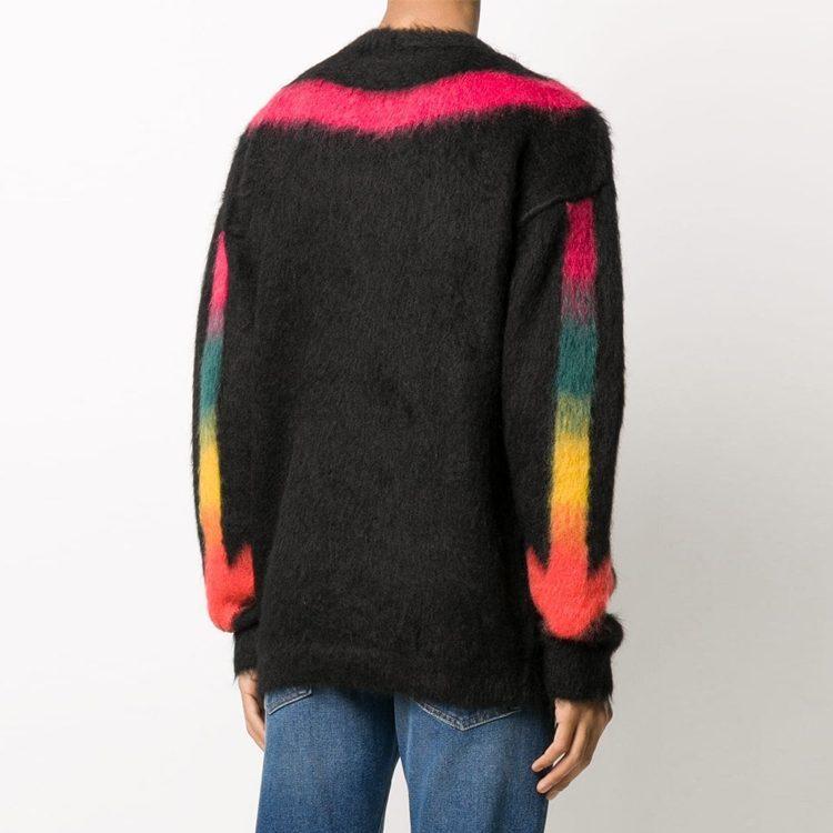Свитшот OFF WHITE с ворсистыми стрелами OMHA036E20KNI0021087