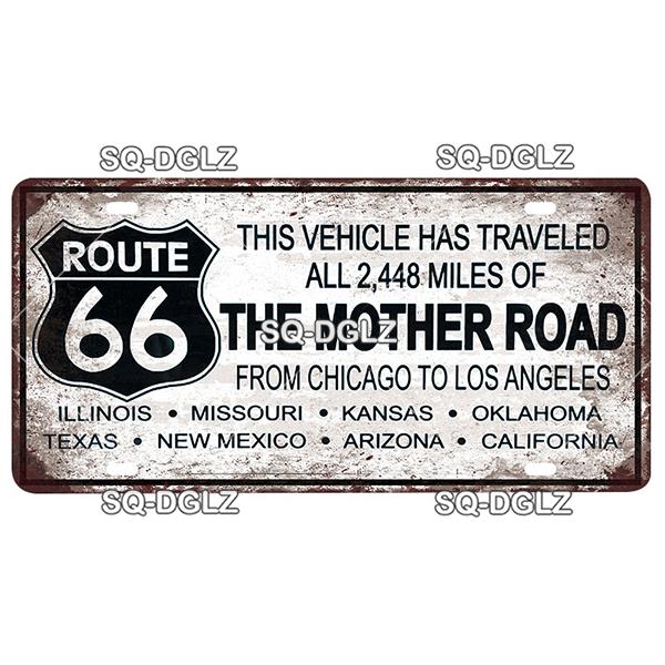 МЕТАЛЛИЧЕСКАЯ ТАБЛИЧКА ROUTE 66 ЖЕСТЯНАЯ ТАБЛИЧКА НОМЕРНОЙ ЗНАК ДЕКОР ДЛЯ ГАРАЖА ПЛАКЕТКА ВИНТАЖ ДЕКОР ДЛЯ МУЖСКОЙ ПЕЩЕРЫ БАР ПАБ КЛУБ ДОМАШНИЙ ДЕКОР ДЛЯ СТЕНЫ ПОСТЕР ДЛЯ ГАРАЖА
