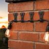 4pcs Sliding Design Brick Hanger Clip Metal Construction Brick Wall Hanger  Outdoor Use