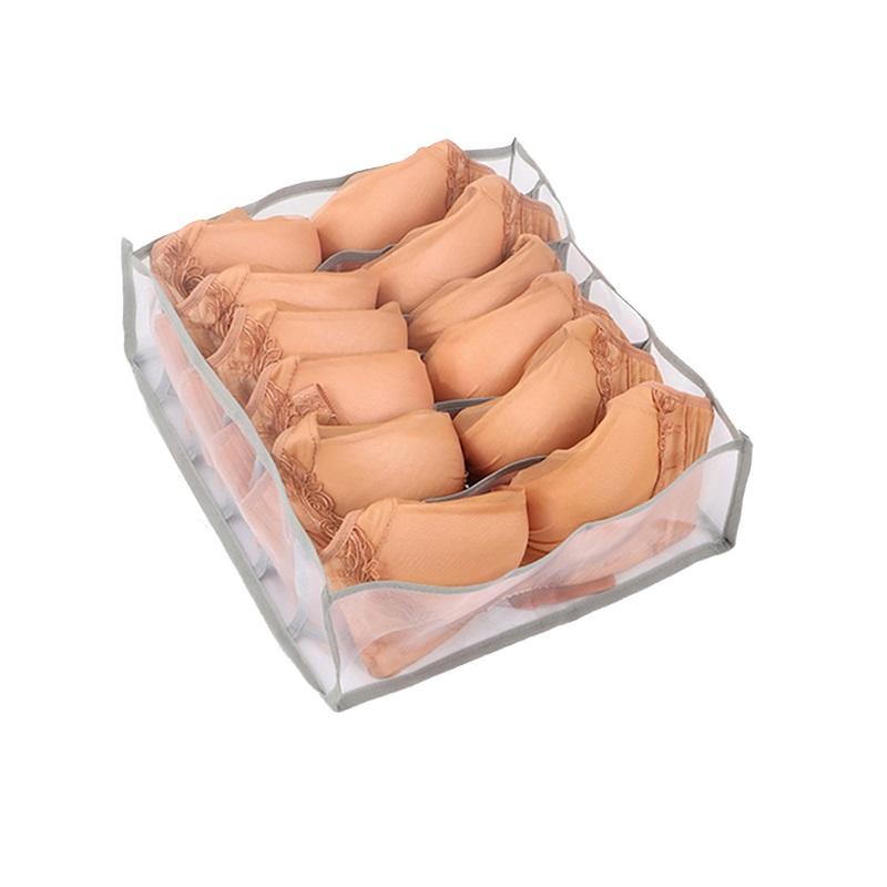 Многоячеечный складной органайзер для нижнего белья, носков, трусиков, выдвижного типа, сумка, экономящая место, складной органайзер для одежды в шкаф, коробка для хранения