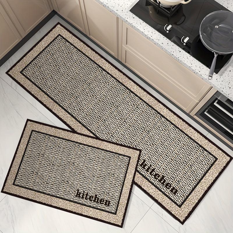 Длинный коврик для кухни из диатомовой грязи с принтом, квадратный бытовой нескользящий коврик, впитывающий коврик для ванной комнаты, коврик для ресторана, придверный коврик