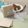 Square Base Iron Napkin Storage Stand Vertical Design Elegant Kitchen Decoration  Cafe