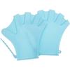 Diving Gloves, Swimming Gloves Silicone Webbed Swim Gloves Water Training Paddle Diving Gloves 1Pair