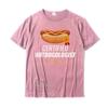 Certified Hotdogologist Funny HOT DOG Gift Hotdog TShirt Popular Unisex Tshirts Summer Tops Shirt Cotton Unique