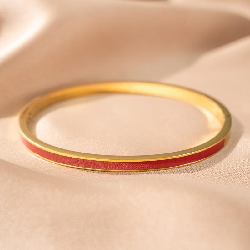 Women's K Color Buckle Oil Dripping Bracelet Bracelet High-end Hand Jewelry