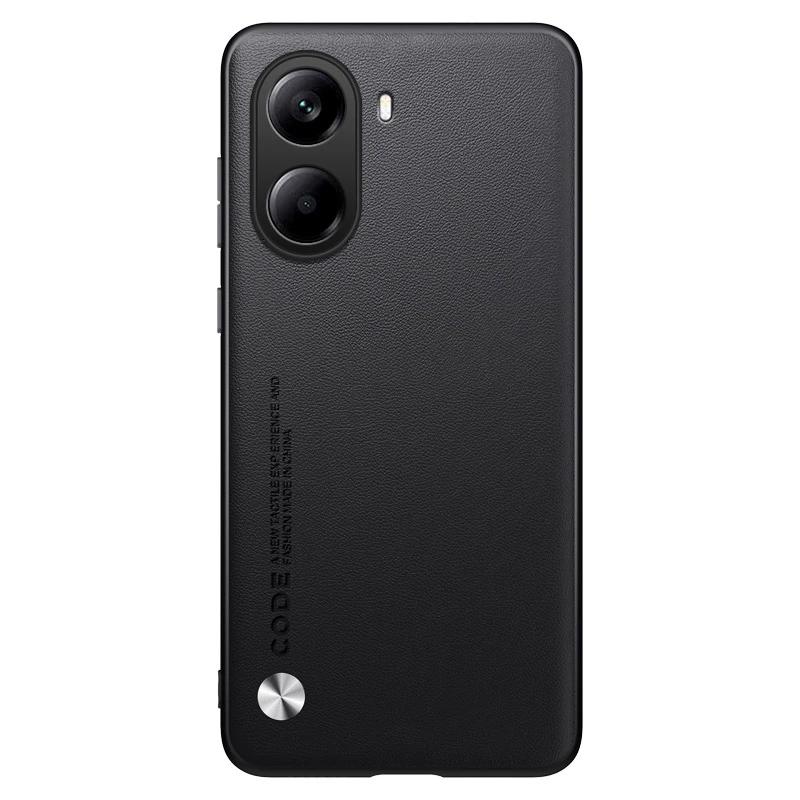 Чехол из углеродного волокна и кожи для POCO X7 Pro, матовый силиконовый противоударный бампер, чехлы для POCO X7 X7Pro Redmi Turbo4