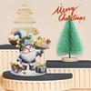 Рождественские мультяшные деревянные сборные украшения DIY Детские праздничные подарки Трехмерные картины украшения Рождественские настольные украшения