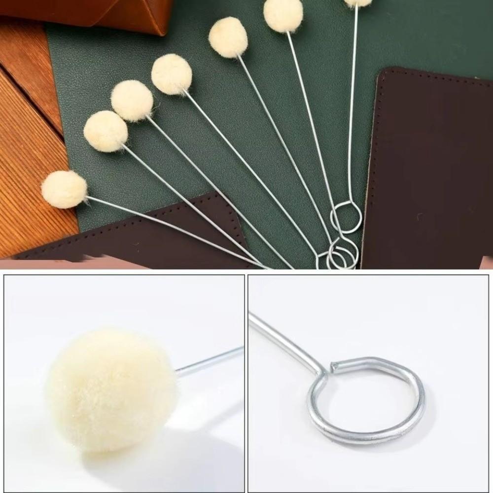 Dauber Assisted Leather Wool Balls Brush Dyeing Sponge Painting Brush  Painting Applications