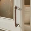 Modern Wooden Door Handles Kitchen Cabinet Handles Solid Drawer Knobs Fashion Furniture Handle Hardware