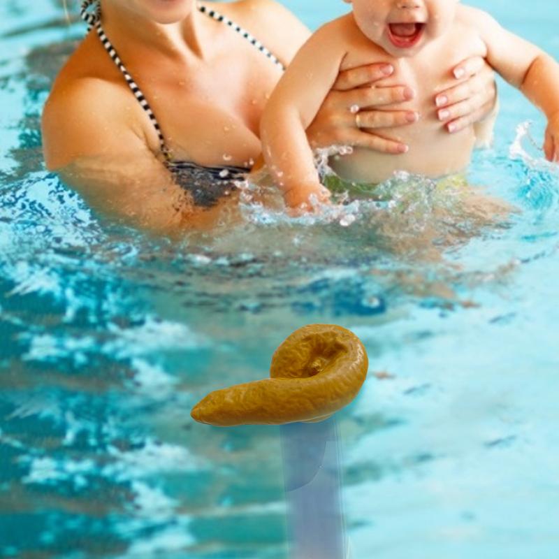 Термометр для бассейна Водяной термометр в форме какашки Шуточный Плавающий термометр для бассейна