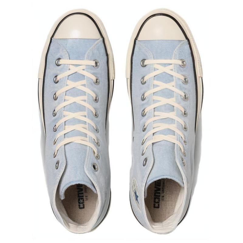 Converse All Star US AGEDDENIM HI Удобные и Универсальные Износостойкие Амортизирующие Эспадрильи Хайтопы Унисекс Синие и Белые