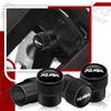 YUQK4 4Pcs Car Metal Wheel Tire Air Valve Stem Caps Dustproof Waterproof Covers For Ford KUGA Emblem MK1 MK2 MK3 Auto Tyre Accessories