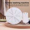 Автоматическая Турбо Мини Стиральная Машина с Питанием от USB Портативная Стиральная Машина для Детской Одежды Нижнего Белья Носков Компактная Стиральная Машина для Общежития