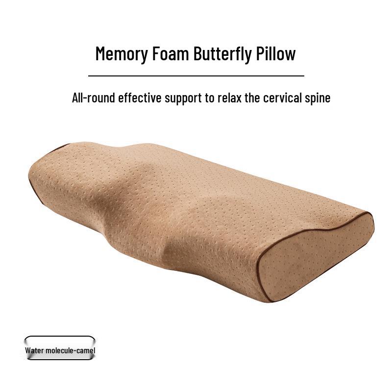 Подушка-бабочка с эффектом памяти - Поддержка шеи и шейного отдела позвоночника для трансграничного здравоохранения, помощь для сна
