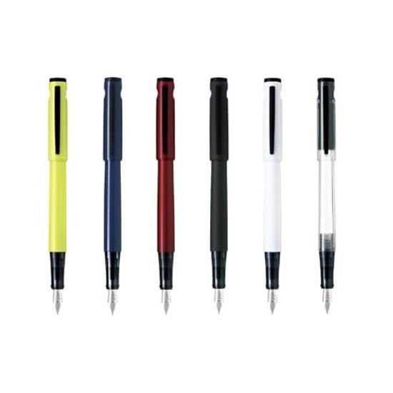 Пилот Перо Fountain Pen LIGHTIVE FLT-2SR Корпус + 5 Картриджей Loconeko Карточка (Активный Красный M (Средняя))